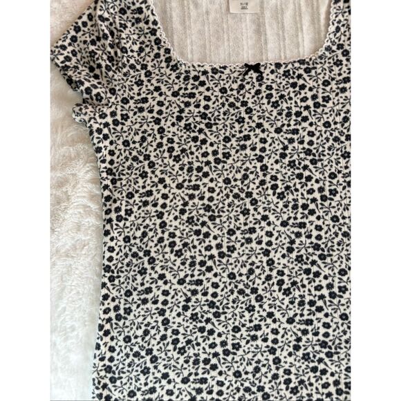 Abercrombie kids girls square neck tee size 11/12 - Picture 4 of 5